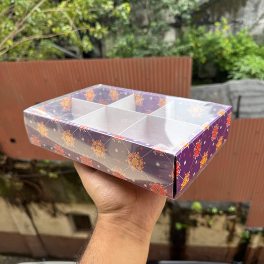 6 Brownie Partition Shubhrang Box (10pc)