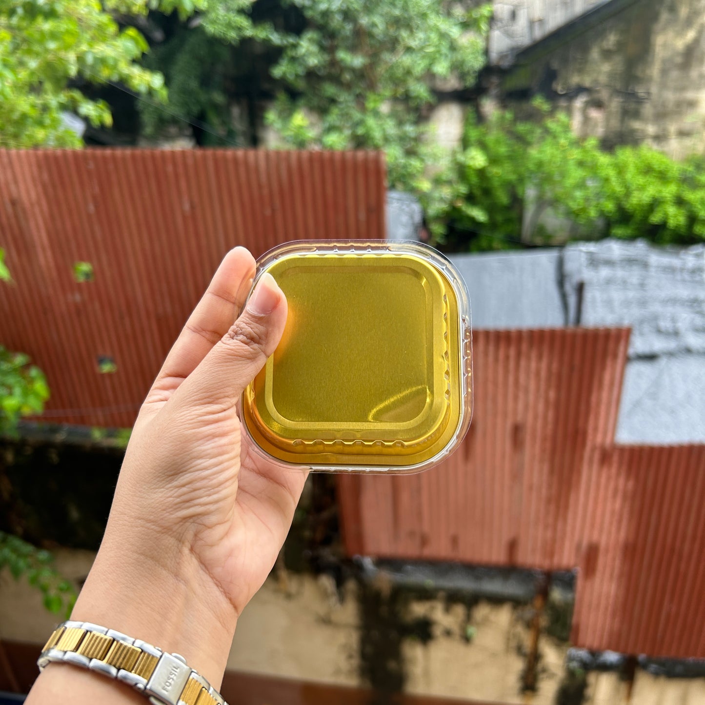 Foil Container Square 3pcs Pack