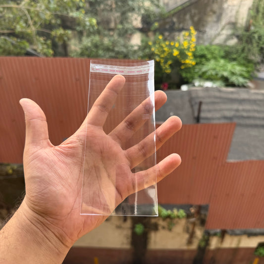 Transparent Cookie / Chocolate Bar Bags With Peel & Seal (100pcs) 3x6inch