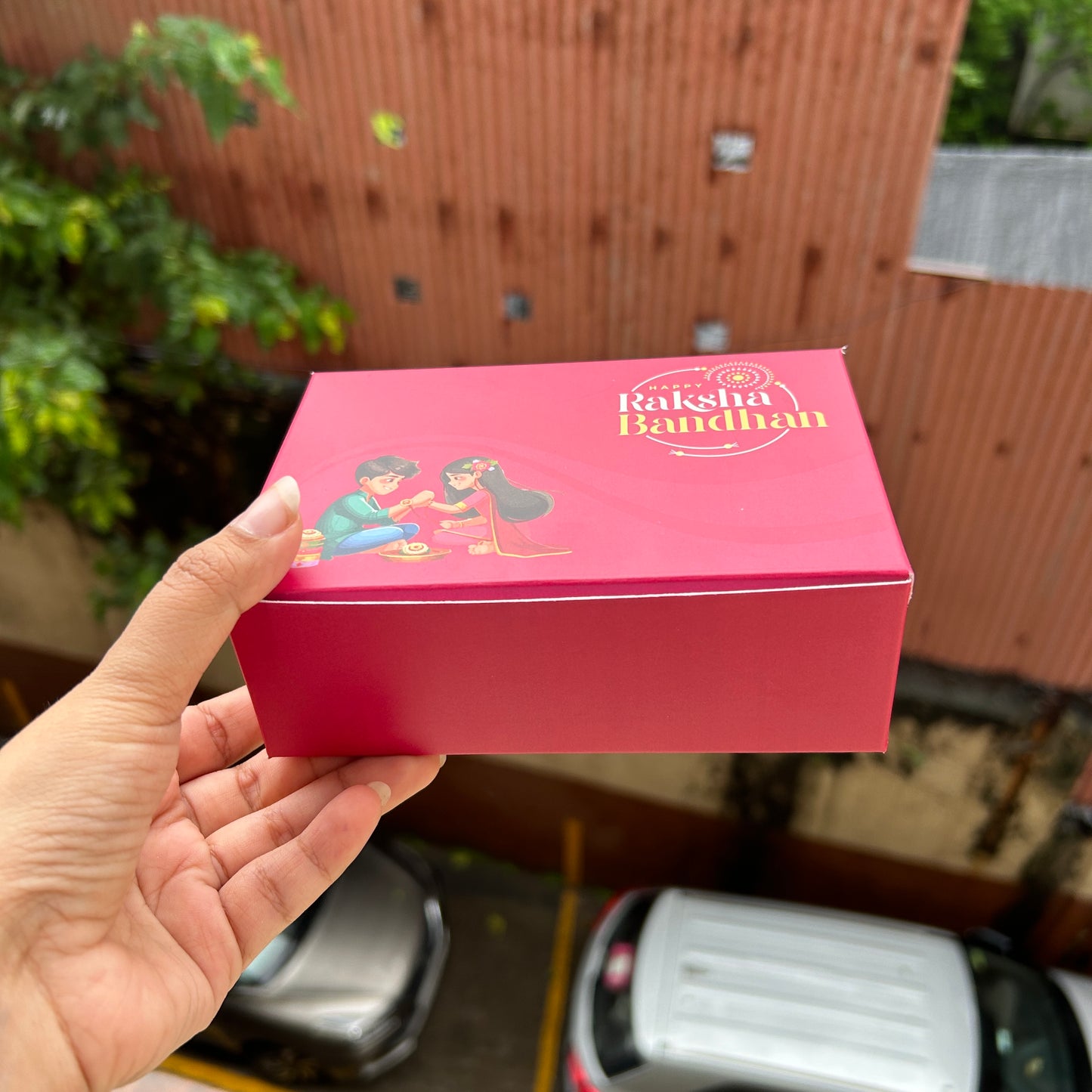 Rakhi Chocolate Box For 6 Cavity (10pc) with Cavity