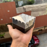 Single Brownie / Donut Box Black 10pc