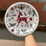 Christmas Disposable - Christmas Plates (10pc)