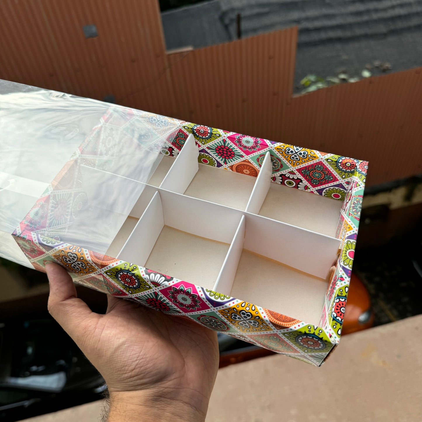 Diwali Brownie Partition Box Jhatang