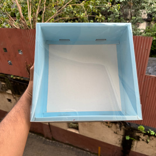 Blue Hamper Box With Lid #wow