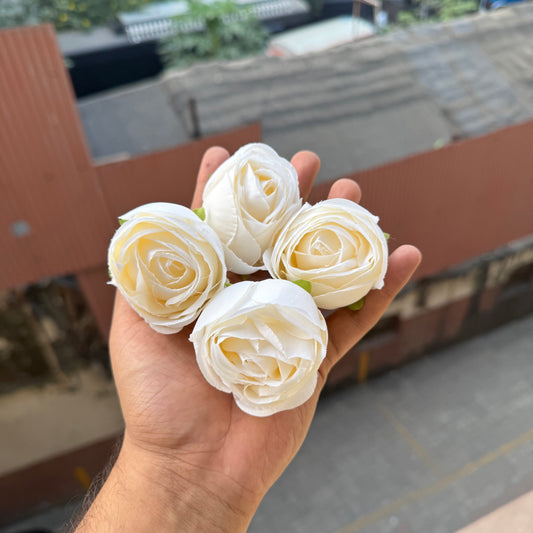 Tea Rose - Artificial Flower - 4pc