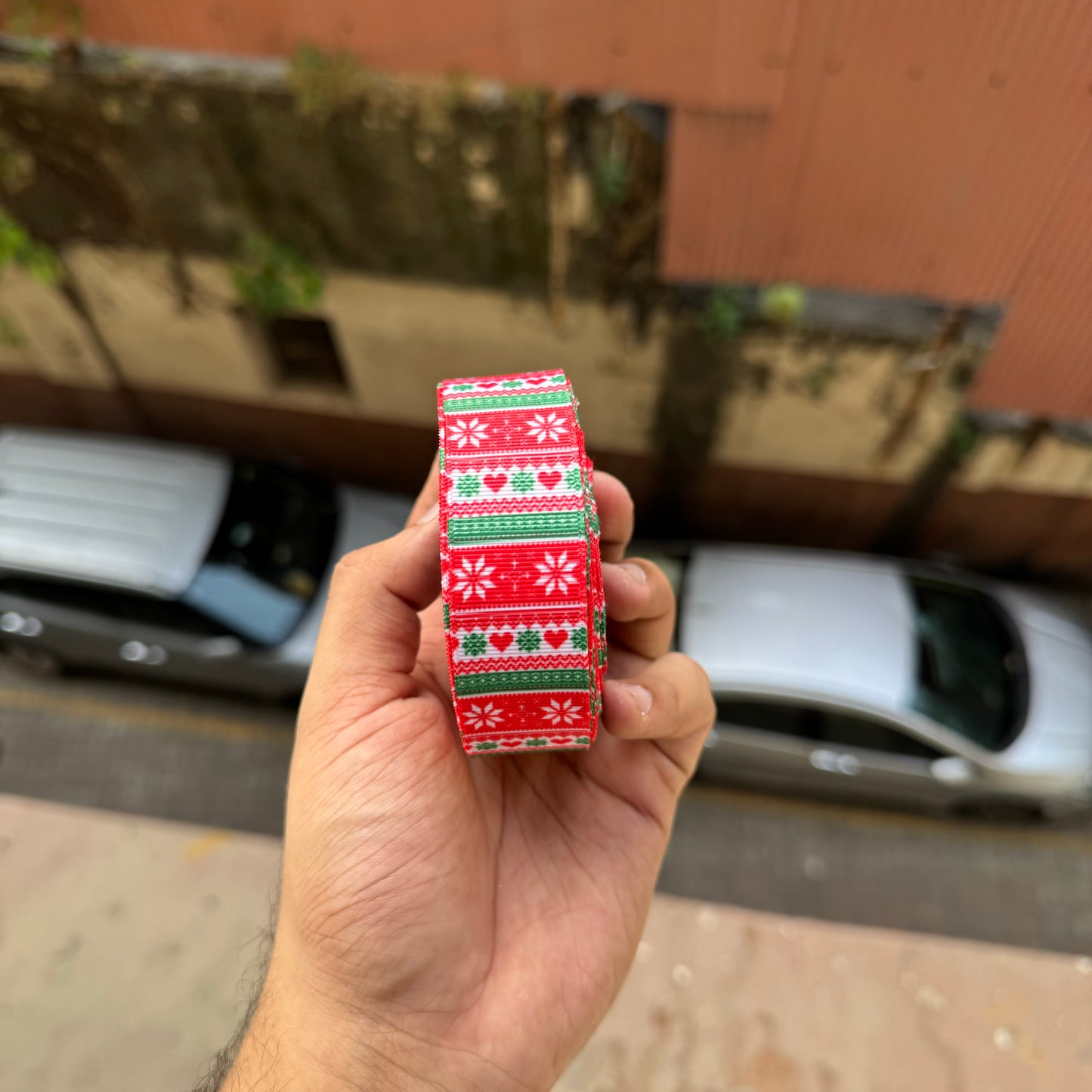 Christmas Ribbon No Raindeer