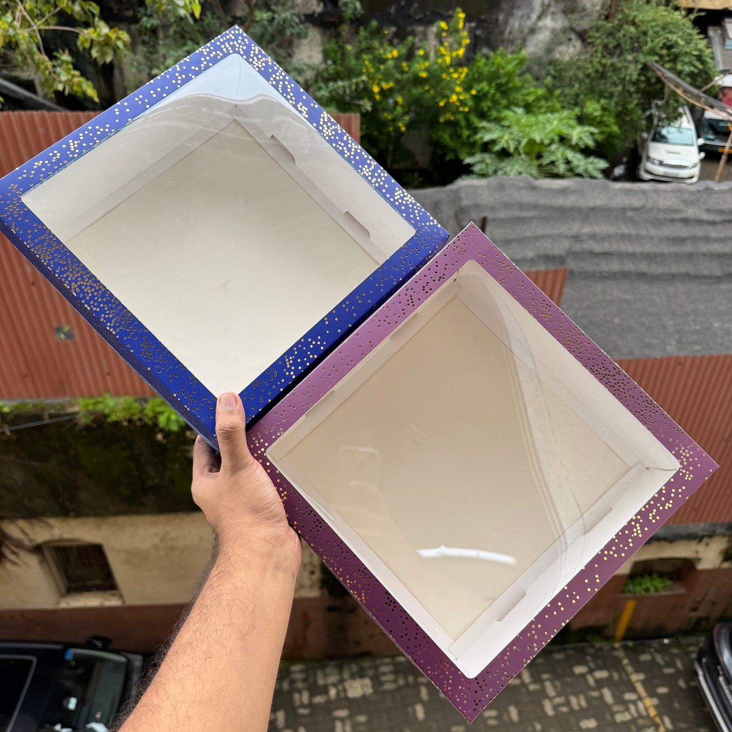 Festive Top Bottom Hamper Box (10pc)