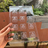 Xmas Square Tree Pvc Cacao Chocolate Mould