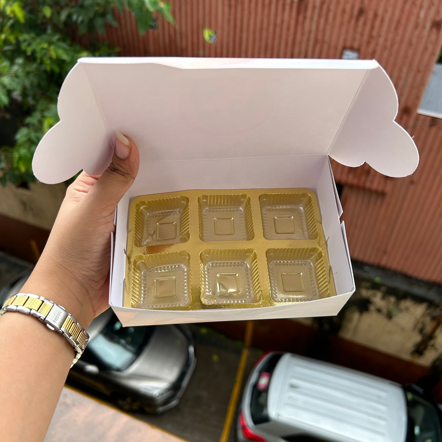 Rakhi Chocolate Box For 6 Cavity (10pc) with Cavity