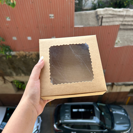 Kraft Boxes - 4 Brownie Box (10pc)