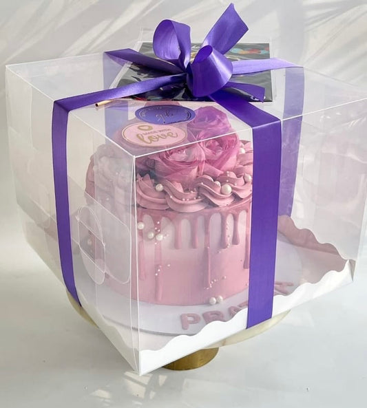 10inch Transparent Cake Box (10pc)