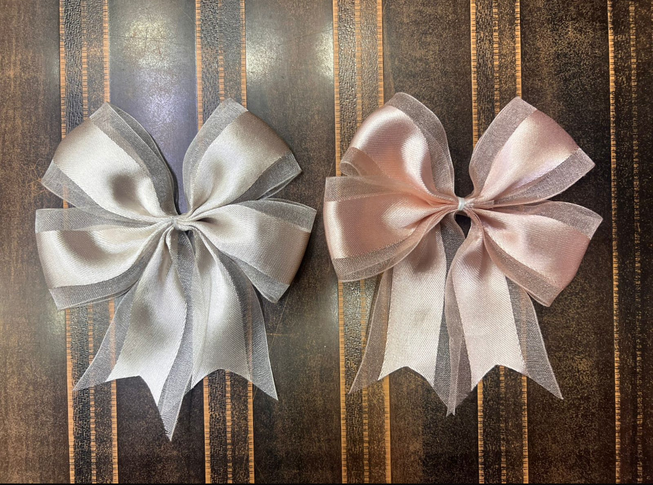 Premium Dual Ribbon Peach