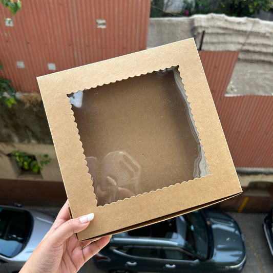 Kraft Boxes - 9 Brownie Box (10pc)