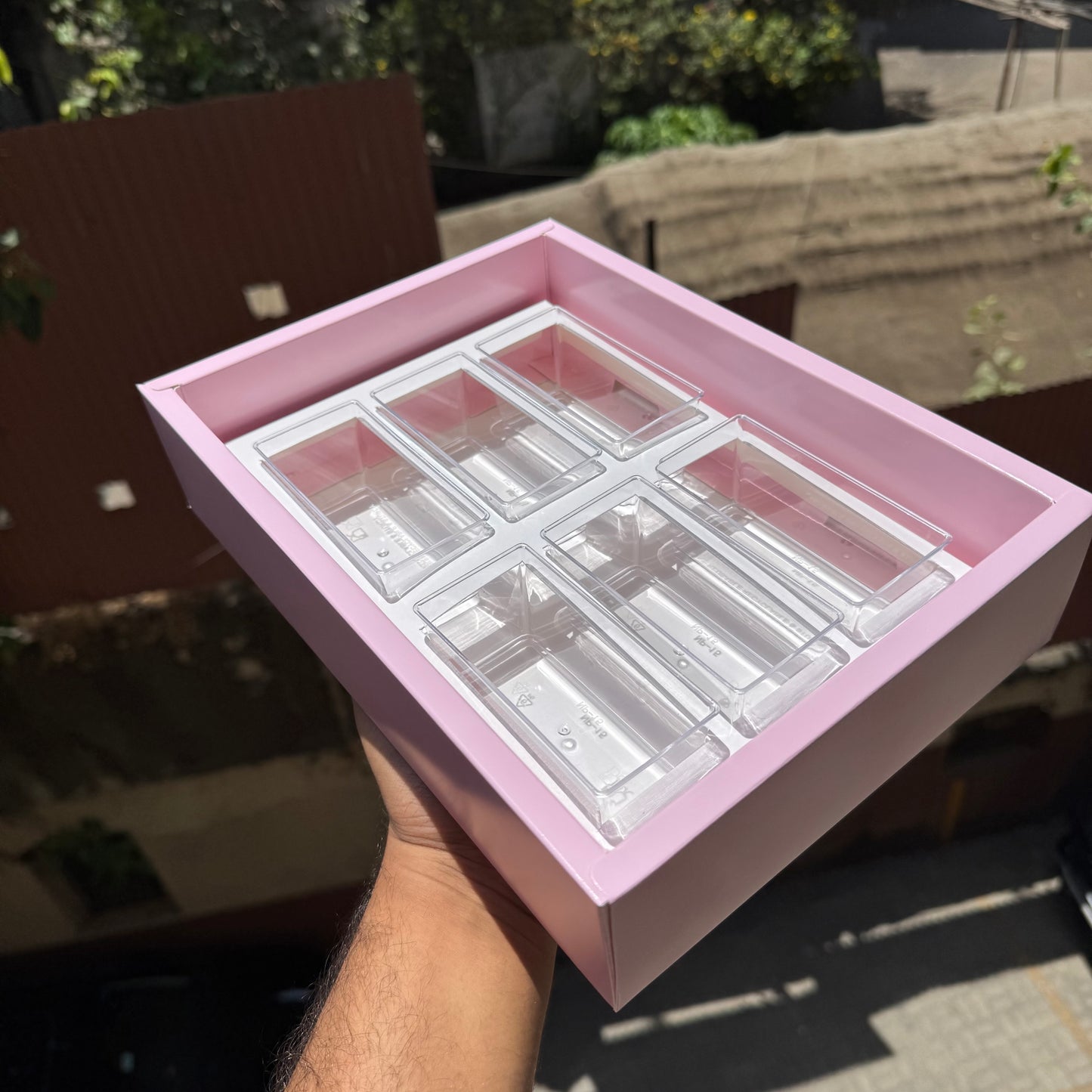 Trending Rectangle Mousse Cup Box (10pc)