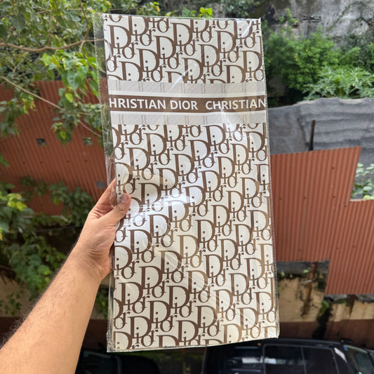 Printed Bouquet Wrapping Sheet (20 pcs) - Brown