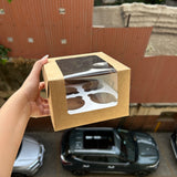 Kraft Boxes - 4 Cupcake Box L Shape (10pc)