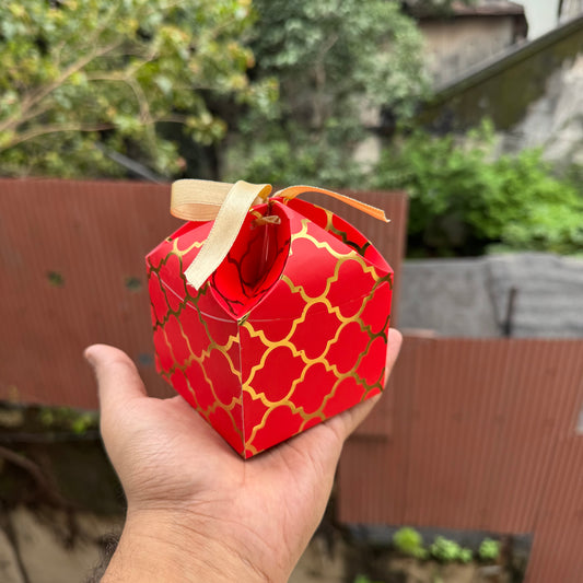 Pastel Potli Box 3x3x2.5inch with Ribbon (10pc)