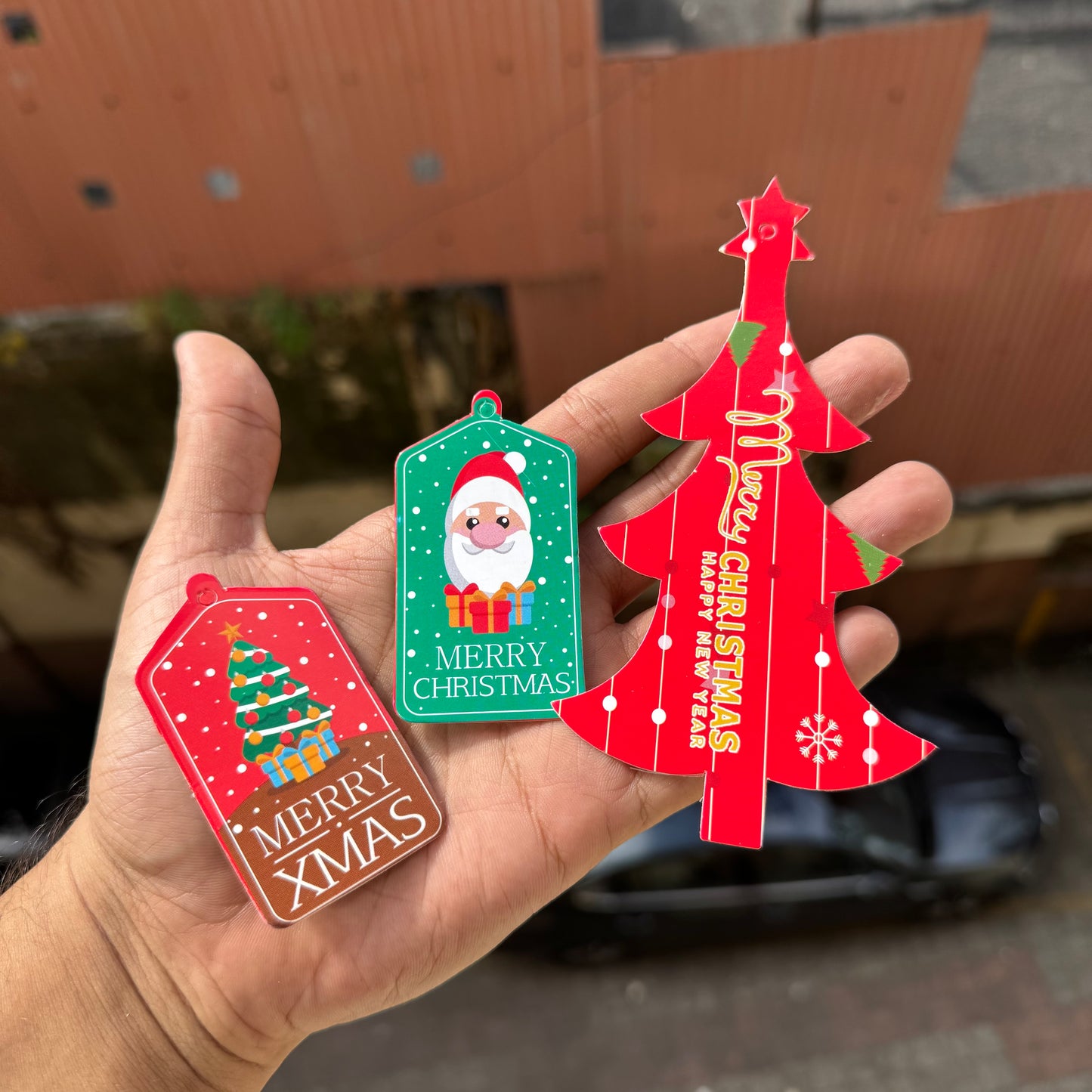 Christmas Paper Tag (10 pc)