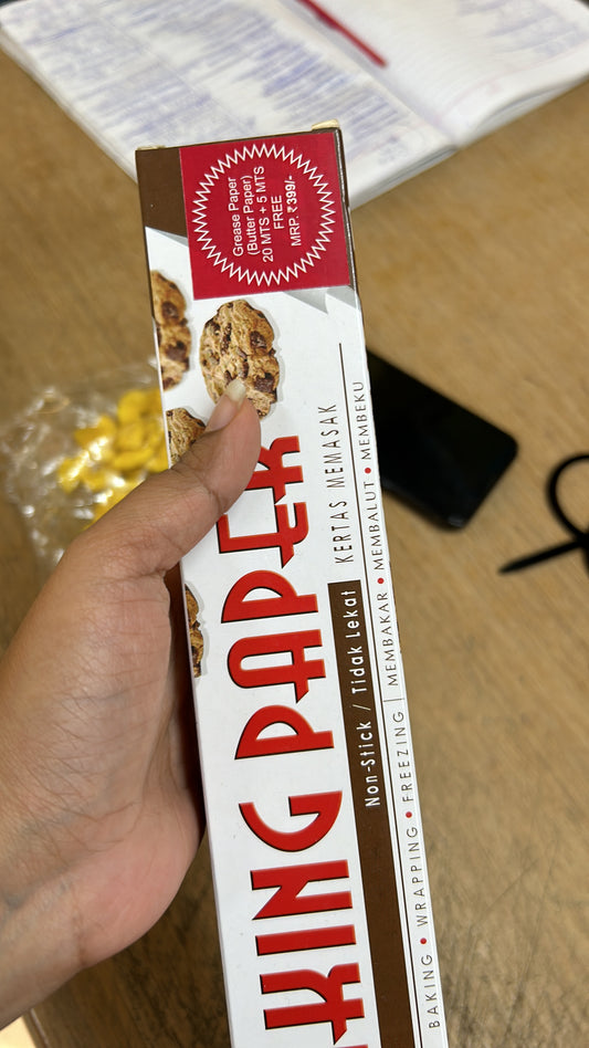 Brown Parchment Baking Paper 20mtrs