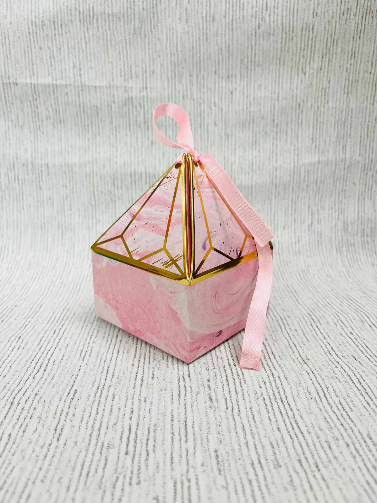 Pretty Diamond Box For Chocolates / Jewellery / Candles (10pc) includes ribbon