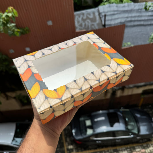 6 in 1 Brownie / Cookie Box Printed (10pcs)