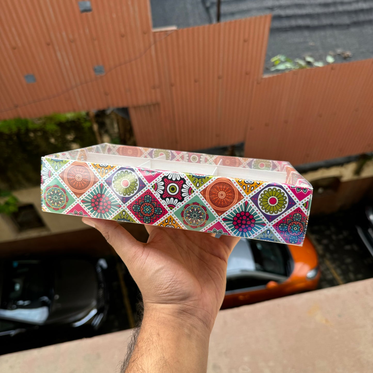 Diwali Brownie Partition Box Jhatang
