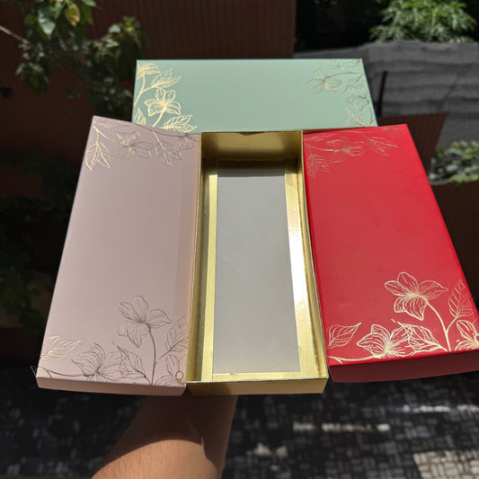 Pastel Petals Collection - 10 Cavity Size 4 Brownie Box Mint Green (10pc) Top Bottom