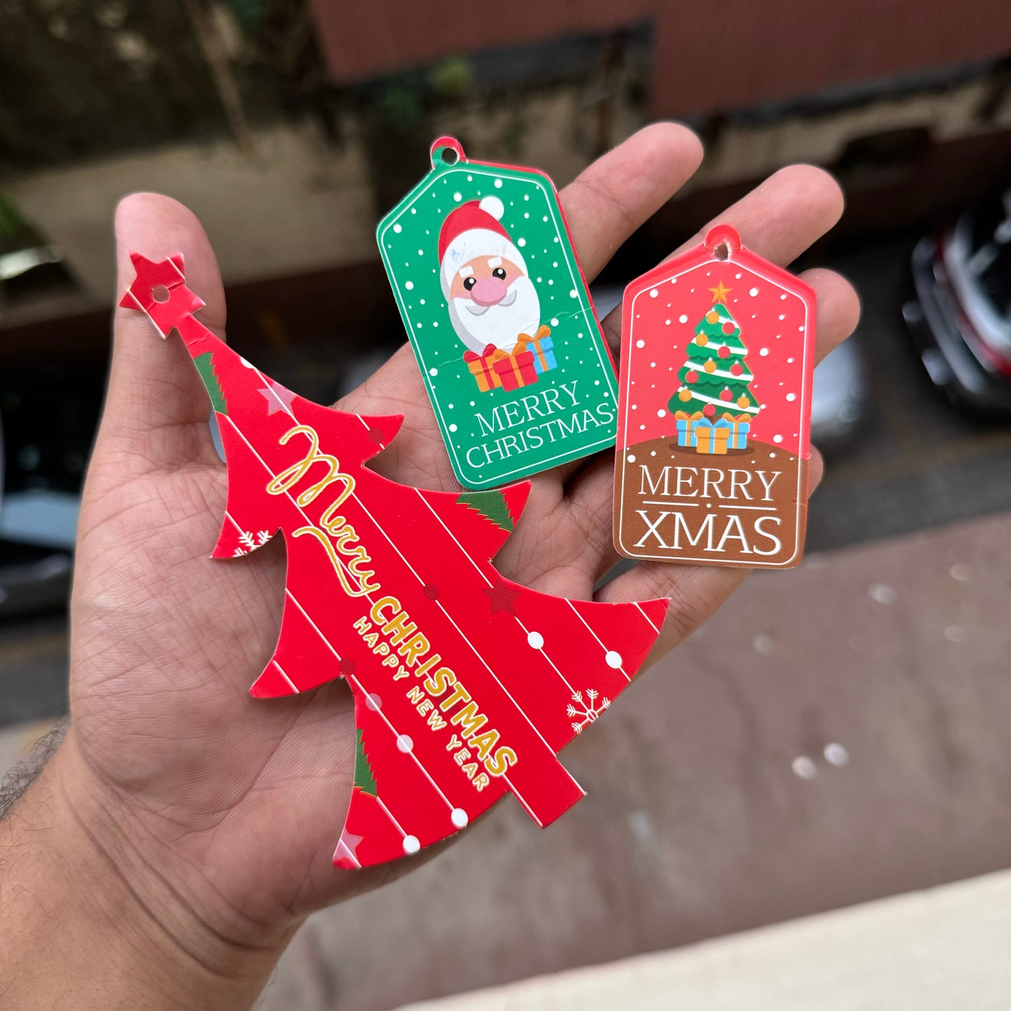 Christmas Paper Tag (10 pc)
