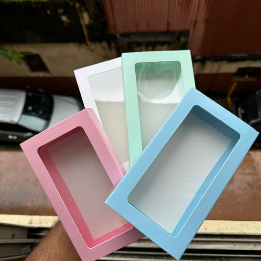 Chocolate Kunafa Bar Box Baby Pink