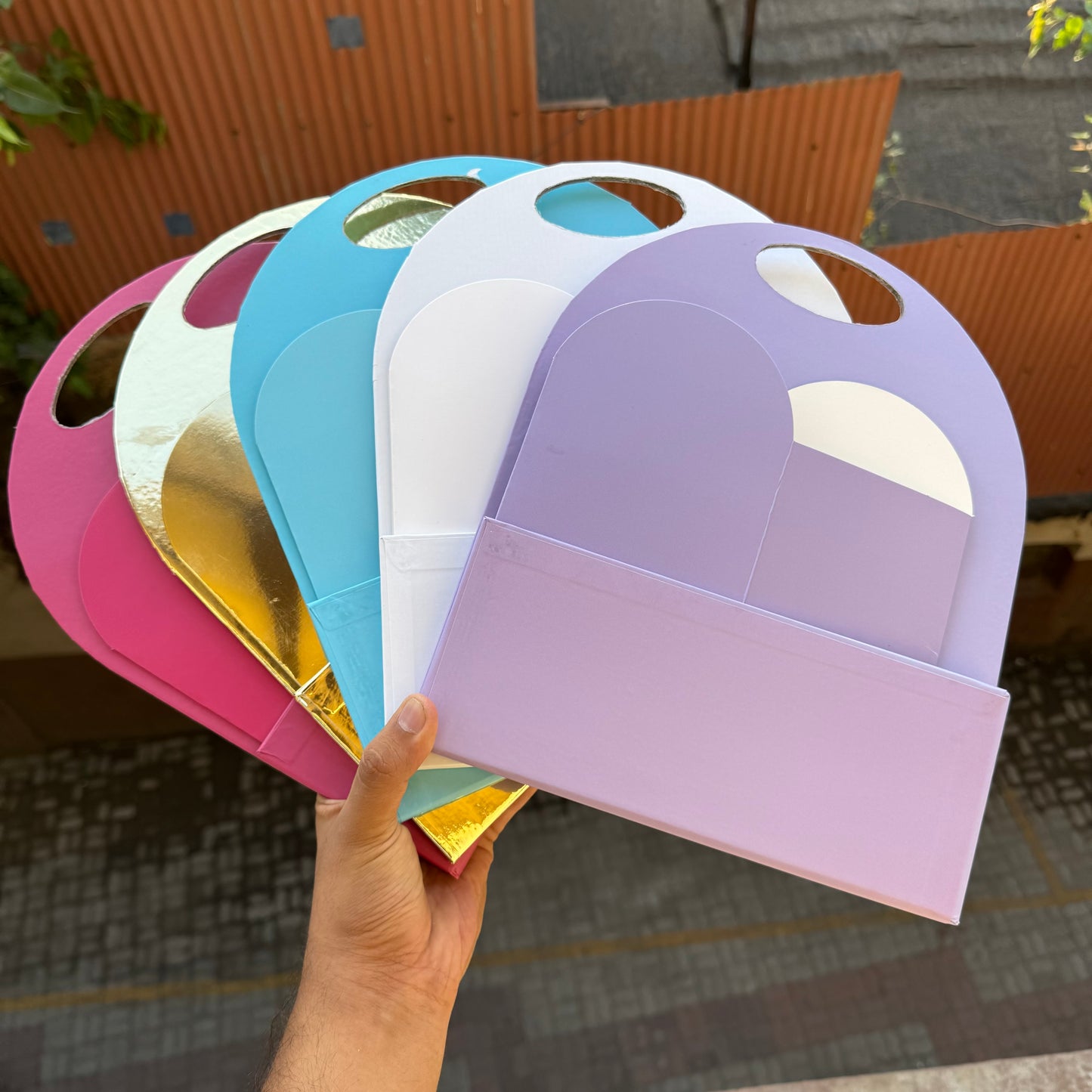 Collapsible Arch Stand Blue