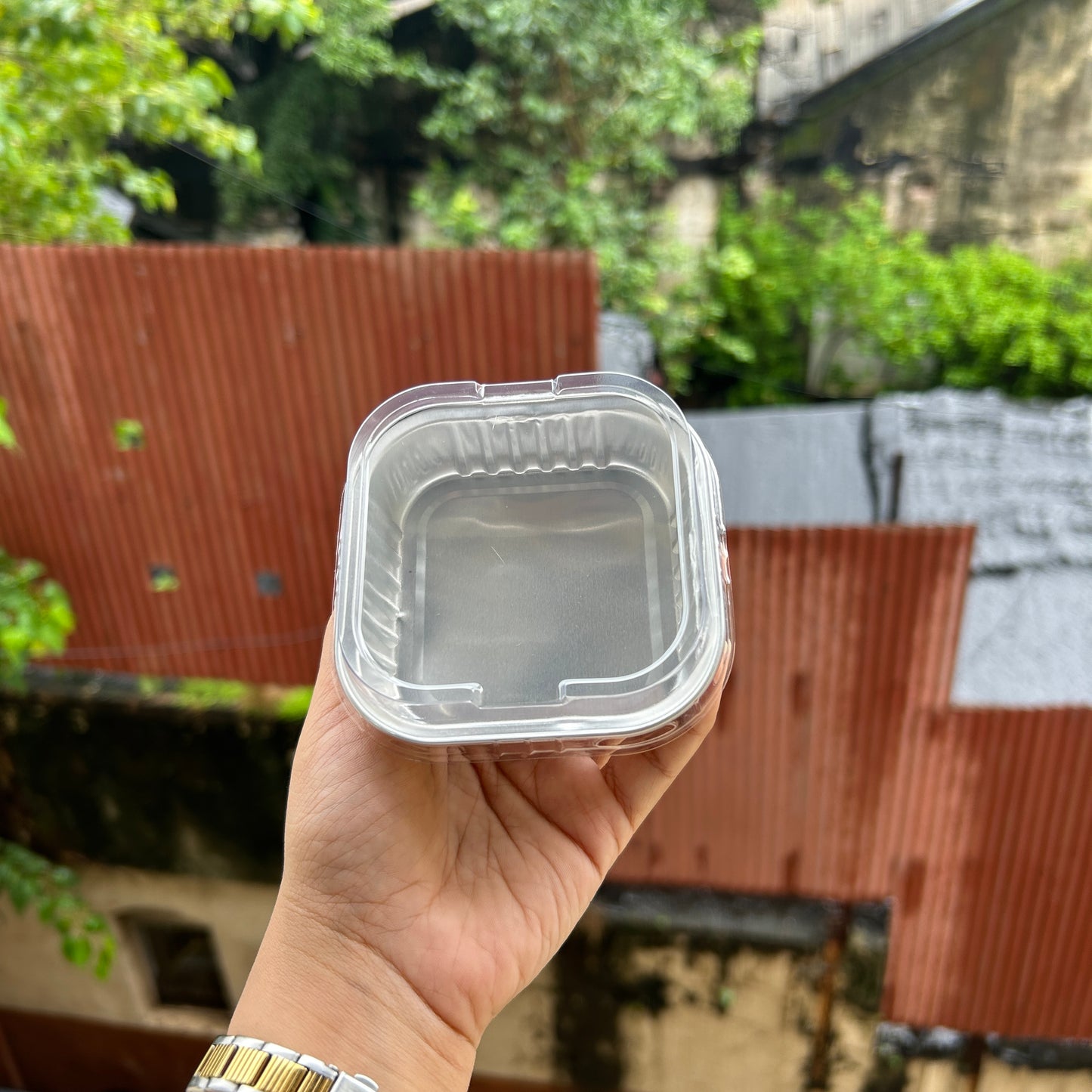 Foil Container Square 3pcs Pack