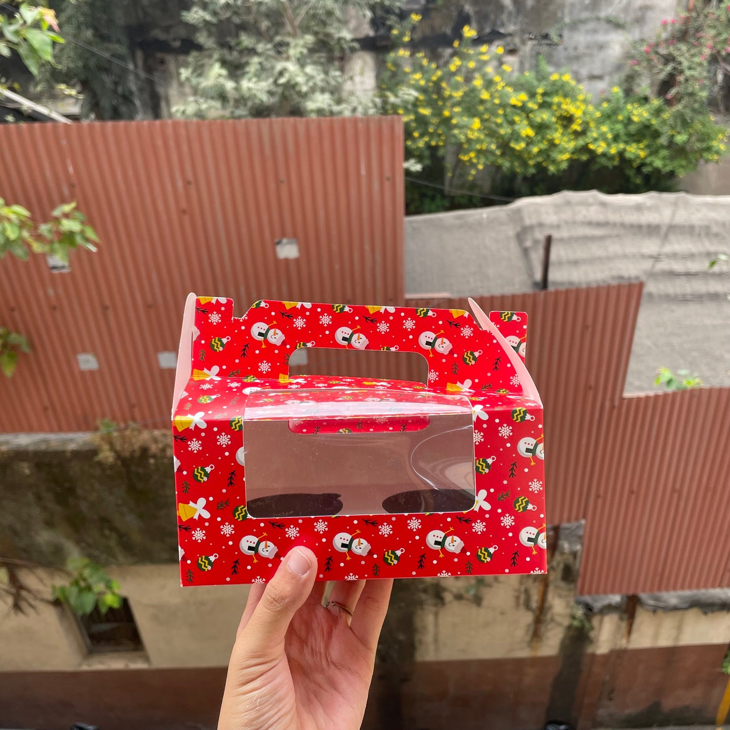 2 Jar / Cupcake Christmas Box