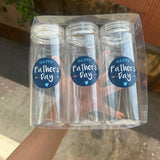 Fathers Day Plastic Jar Set Of 3pc 200ml