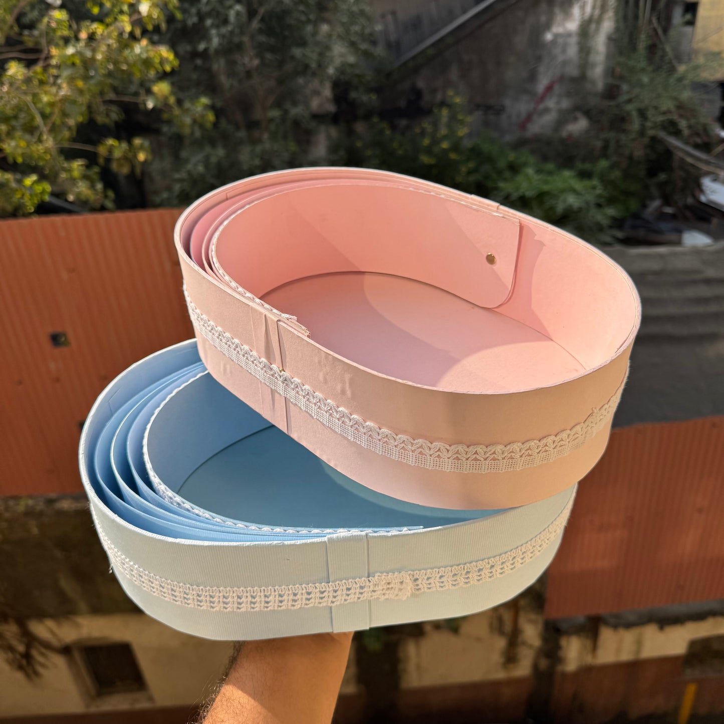 Baby Girl Cradle Hamper Basket