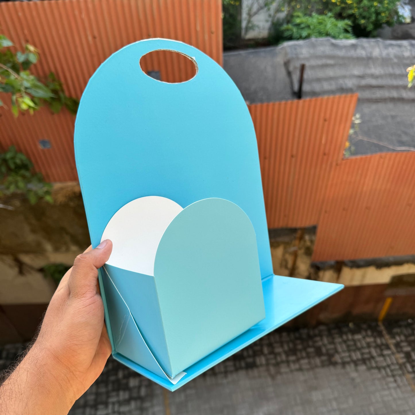 Collapsible Arch Stand Blue