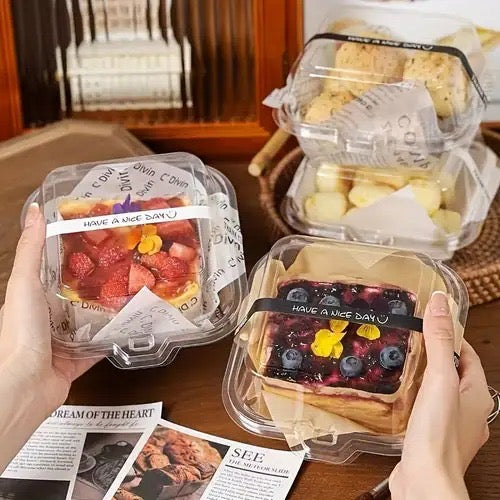 Bento Box Pvc 6inch (10pc)