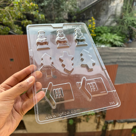 Xmas Pvc Cacao Chocolate Mould