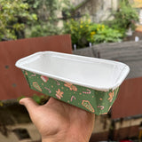 Christmas Printed Plum Ready To Bake Loaf Liner (10pc)