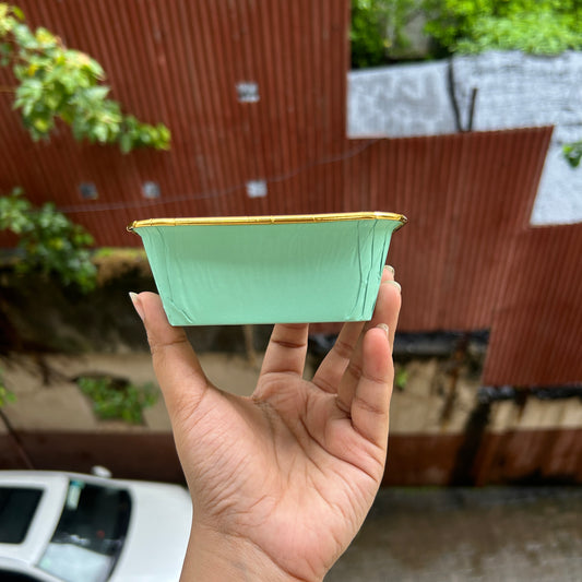 Metallic Mini Loaf Liner 10pcs