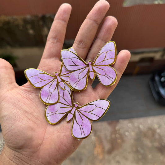 Purple Aesthetic Butterfly Paper