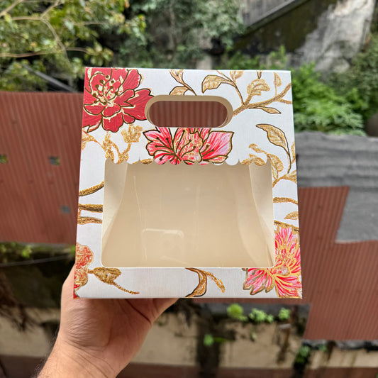 Floral Jar Bag For 2 Jar (10 pc)