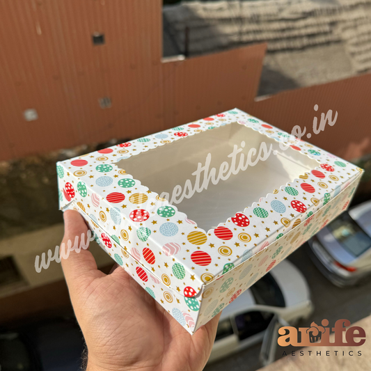 6 in 1 Brownie Box / Cookie Box Printed (10pcs)