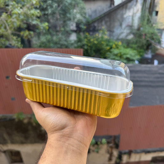 Jumbo Foil Rectangle Bakeable Cup (10pc)