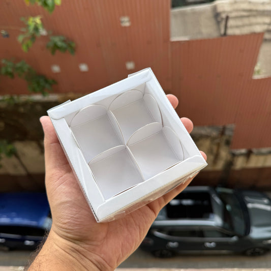 4 Cavity Premium Chocolate Box (10pcs)