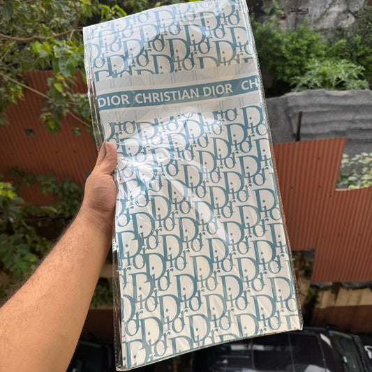 Printed Bouquet Wrapping Sheet (20 pcs) - Powder Blue