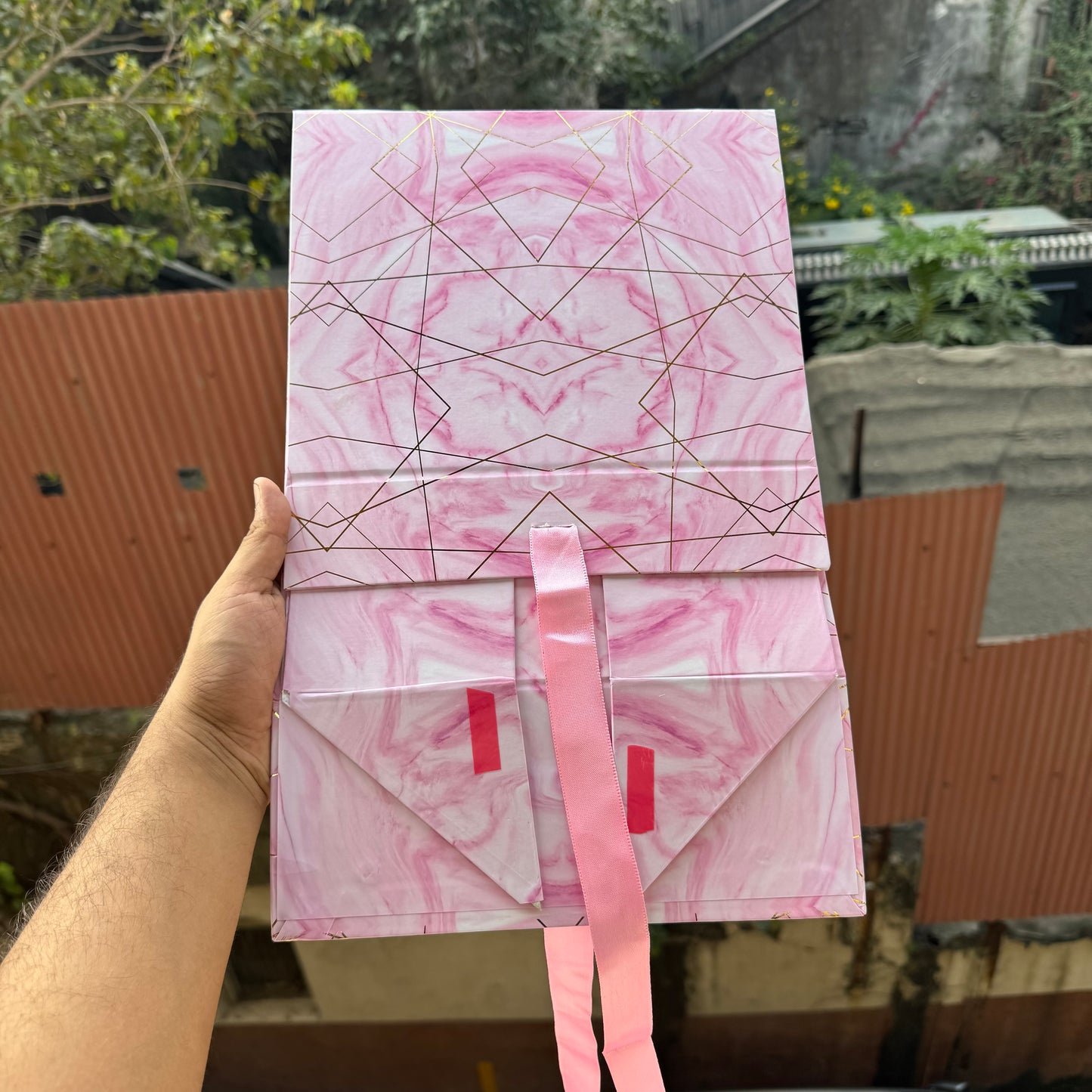 Watercolour Collapsible Hamper Box