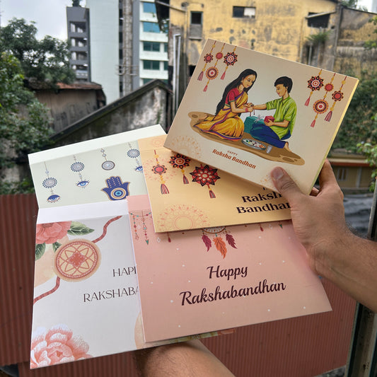 Rakhi Slider Box for Cookies / Brownies / Mini Hampers and More (10pc)