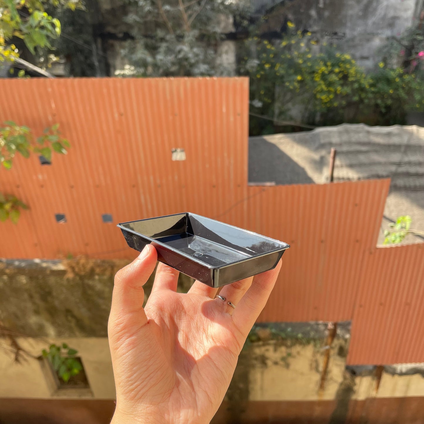 Rectangle Pastry Tray Black (10pc)