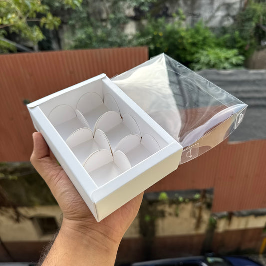 6 Cavity Premium Chocolate Box (10pcs)
