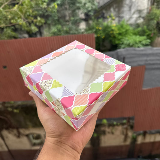 4 in 1 Brownie / Cookie Box Printed (10pcs)